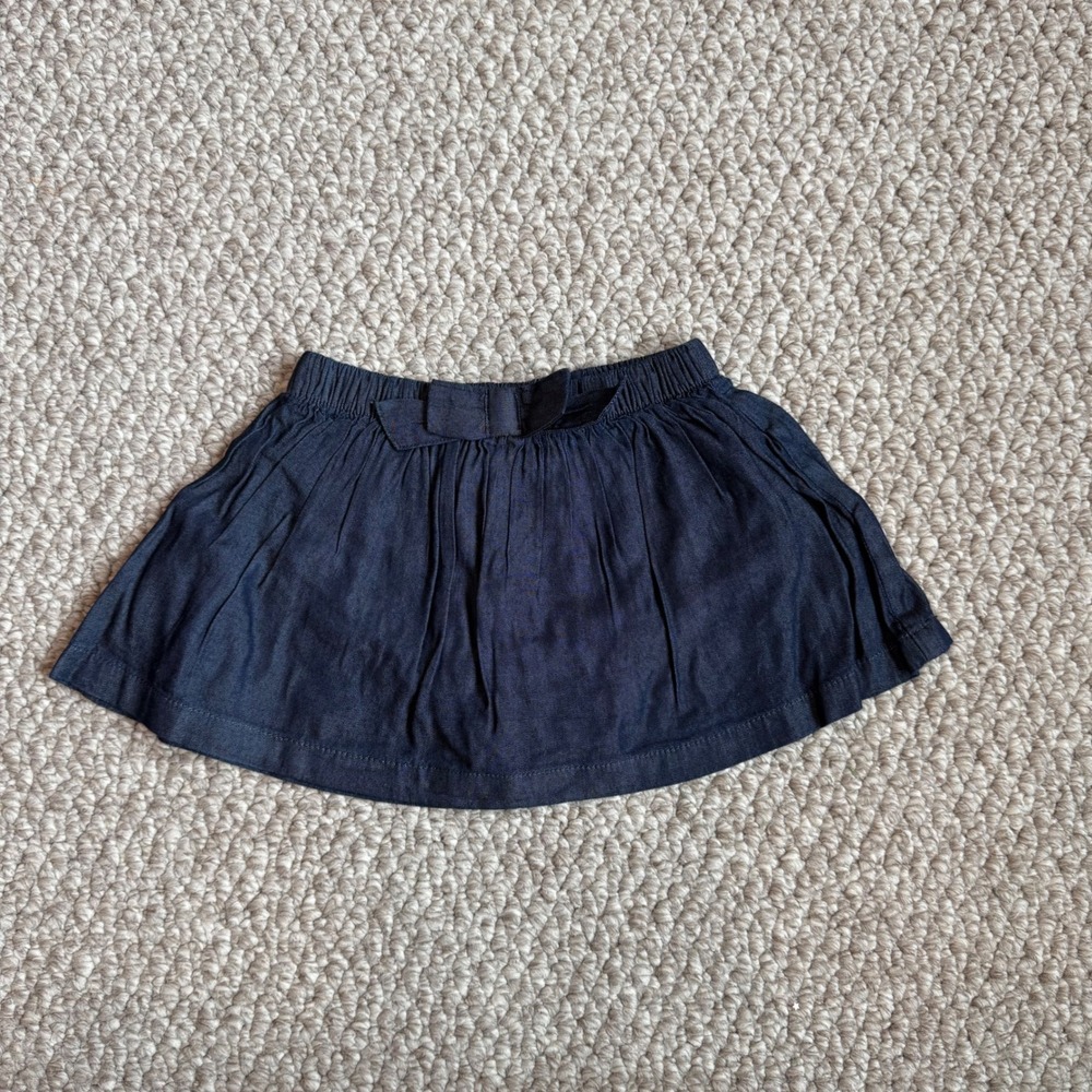 Garanimals Dark Wash Denim Skort Baby Girl Size 24 Months
